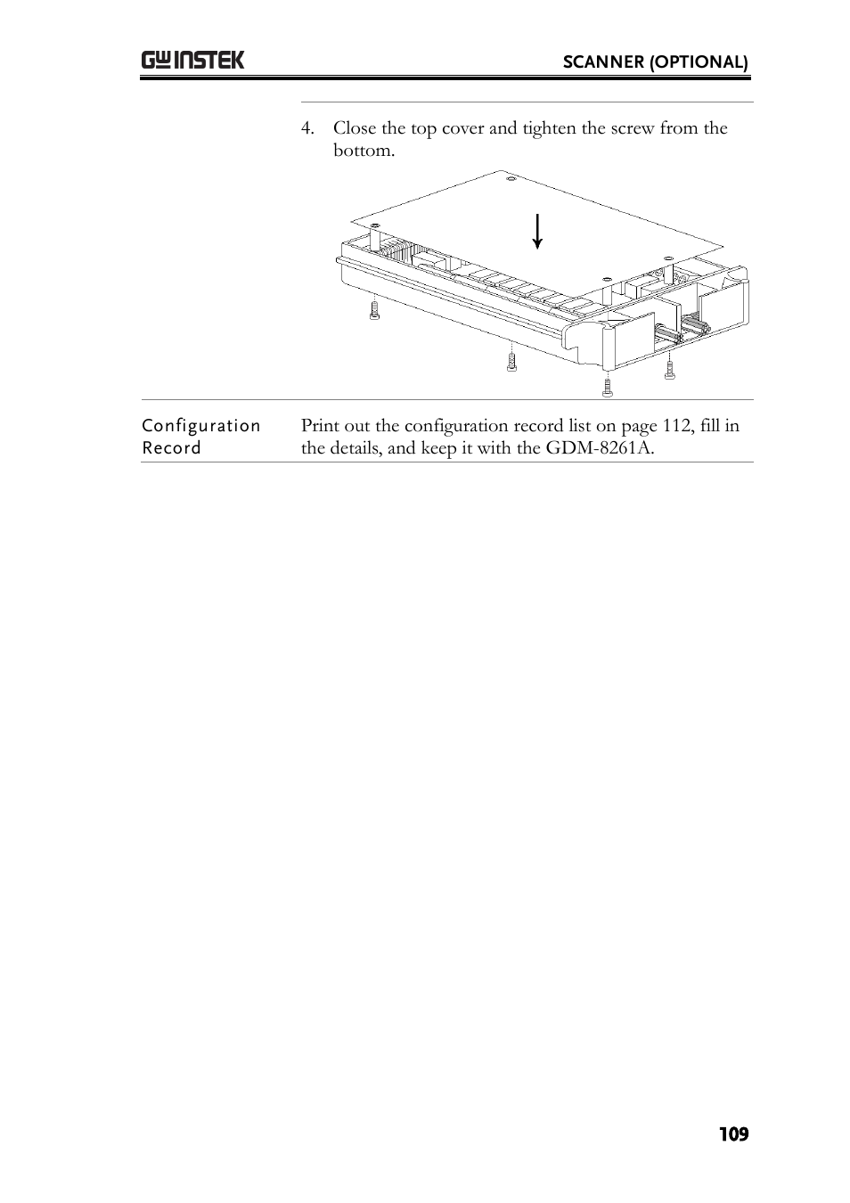 GW Instek GDM-8261A User manual User Manual | Page 109 / 230