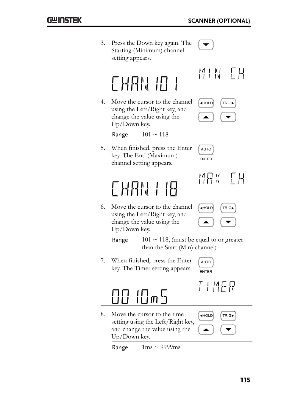 GW Instek GDM-8261A User manual User Manual | Page 115 / 230