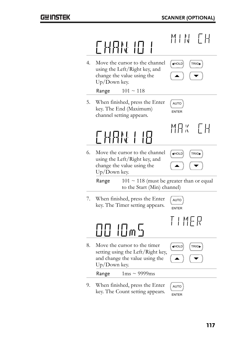 GW Instek GDM-8261A User manual User Manual | Page 117 / 230