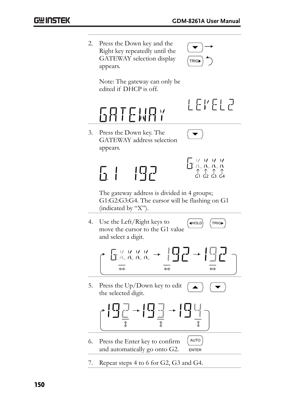 GW Instek GDM-8261A User manual User Manual | Page 150 / 230