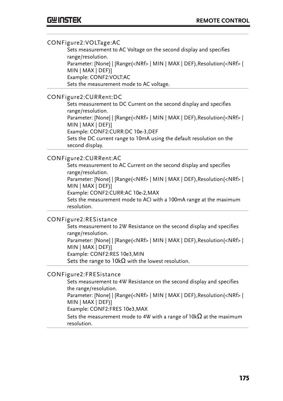 GW Instek GDM-8261A User manual User Manual | Page 175 / 230