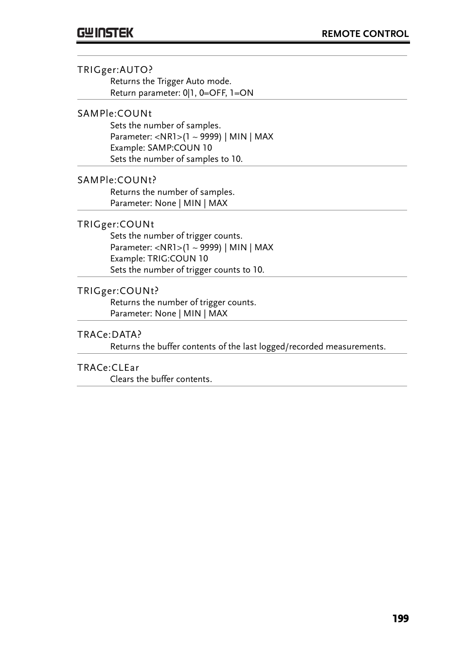 GW Instek GDM-8261A User manual User Manual | Page 199 / 230