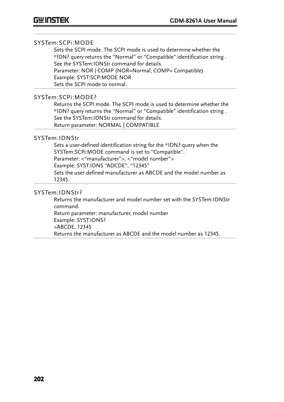 GW Instek GDM-8261A User manual User Manual | Page 202 / 230