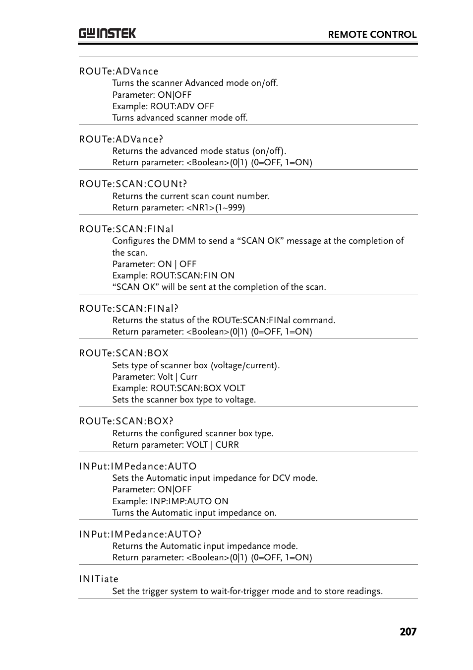 GW Instek GDM-8261A User manual User Manual | Page 207 / 230