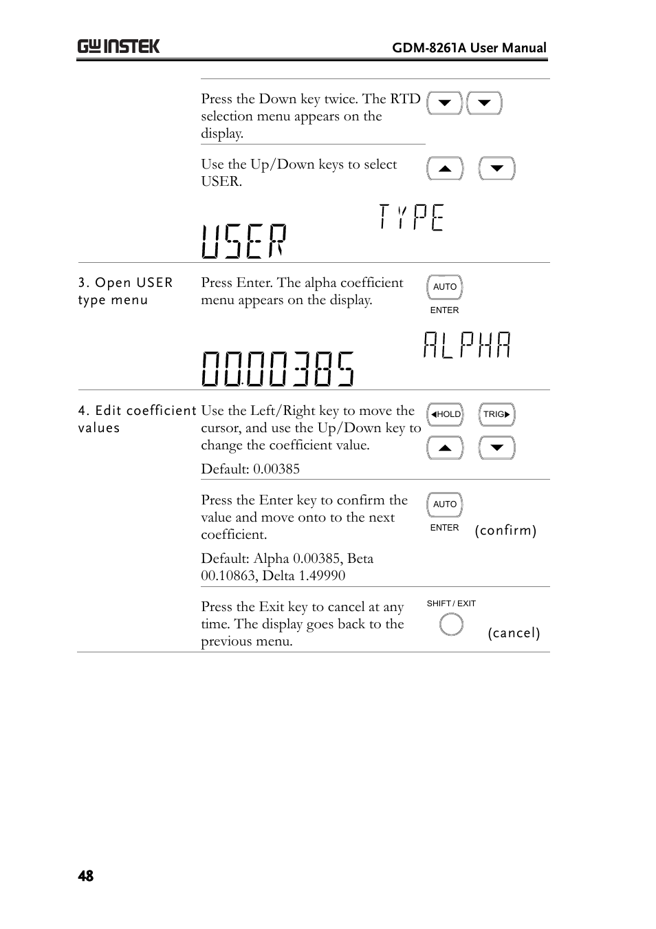 GW Instek GDM-8261A User manual User Manual | Page 48 / 230