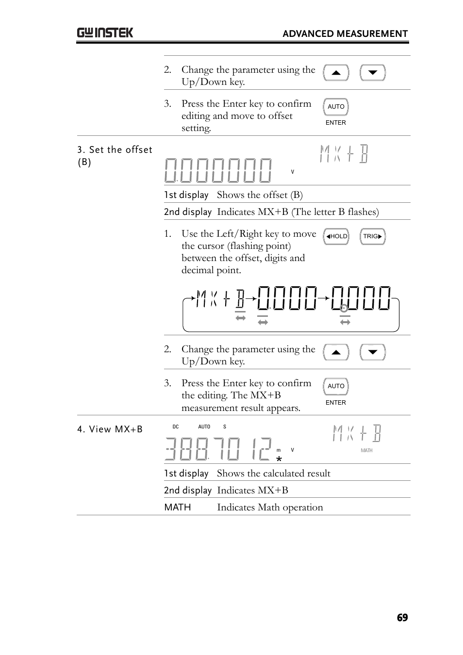 GW Instek GDM-8261A User manual User Manual | Page 69 / 230