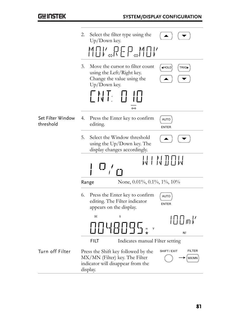 GW Instek GDM-8261A User manual User Manual | Page 81 / 230