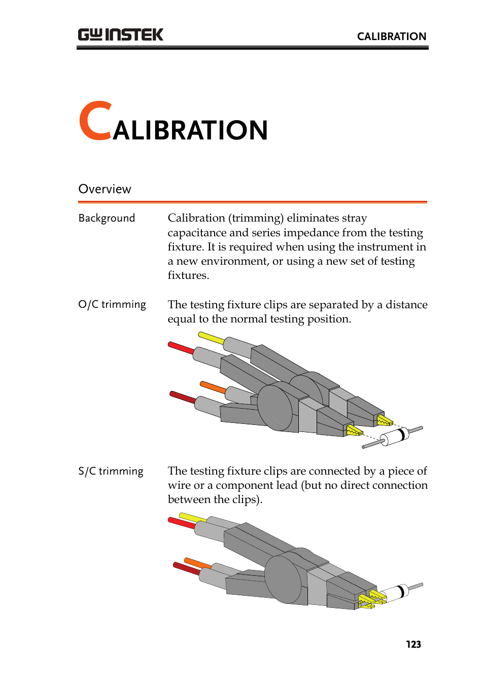 Alibration | GW Instek LCR-8101 (Replaced by LCR-8101G) User Manual | Page 123 / 139