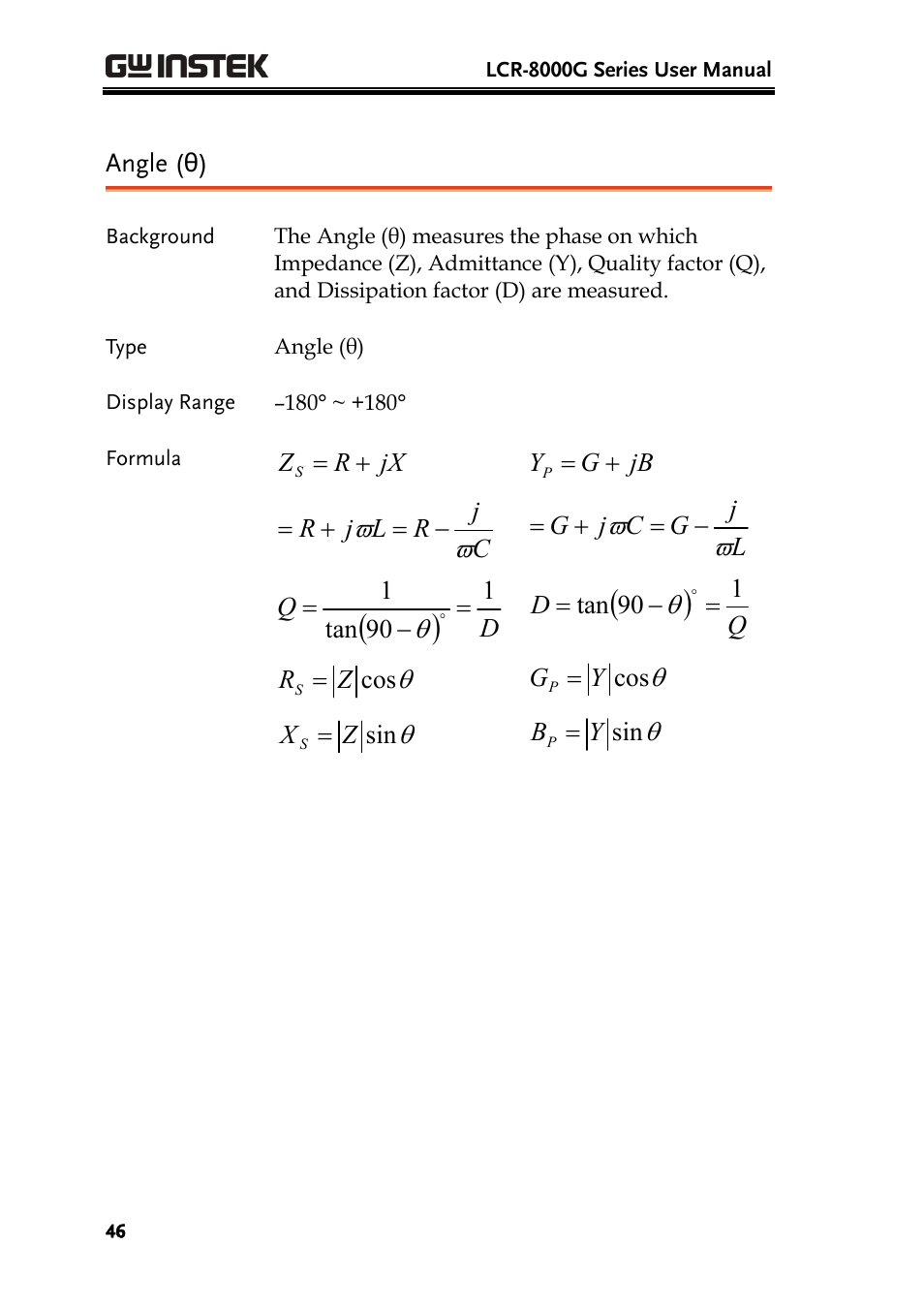 GW Instek LCR-8101 (Replaced by LCR-8101G) User Manual | Page 46 / 139