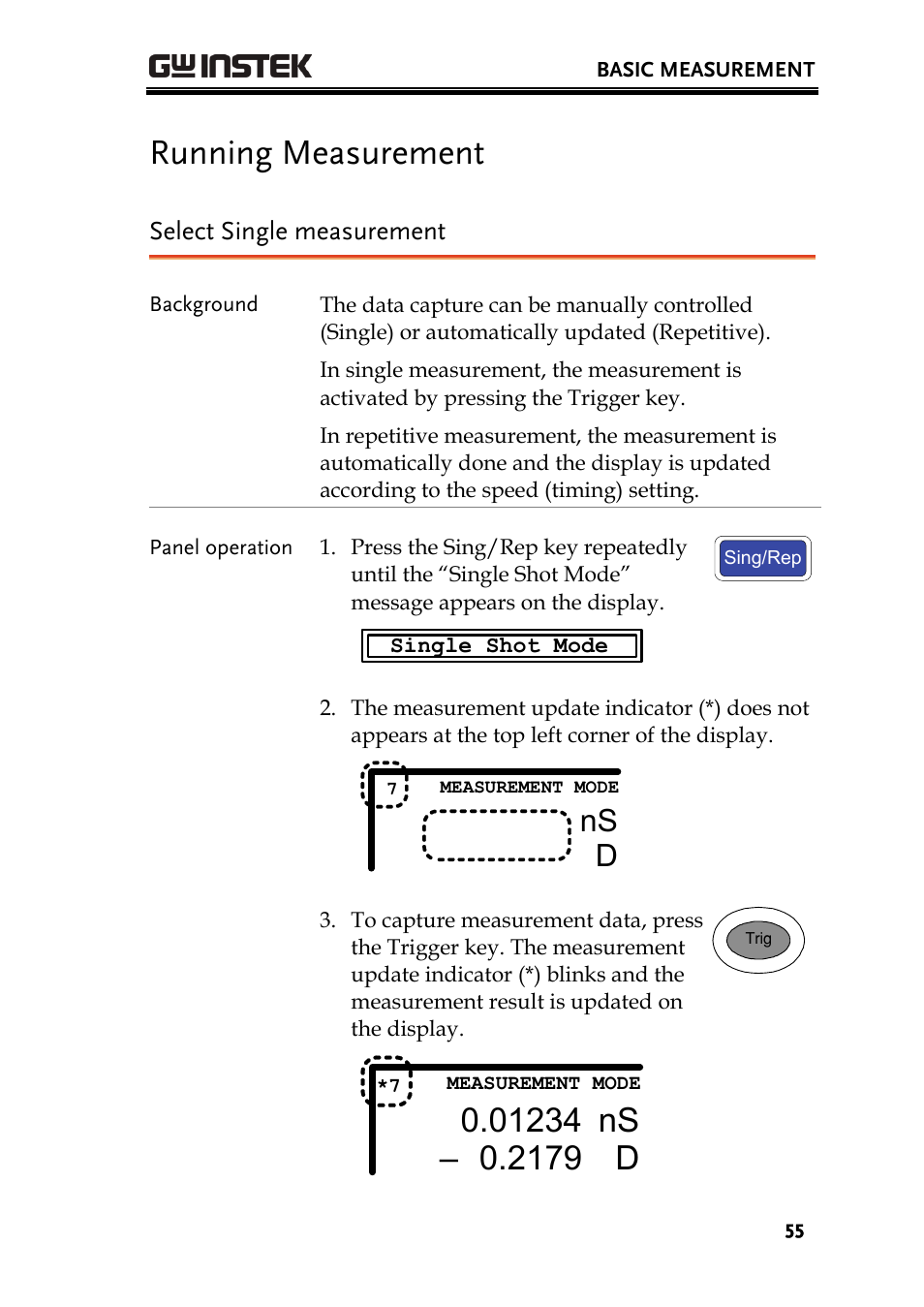 Running measurement, Ns d | GW Instek LCR-8101 (Replaced by LCR-8101G) User Manual | Page 55 / 139