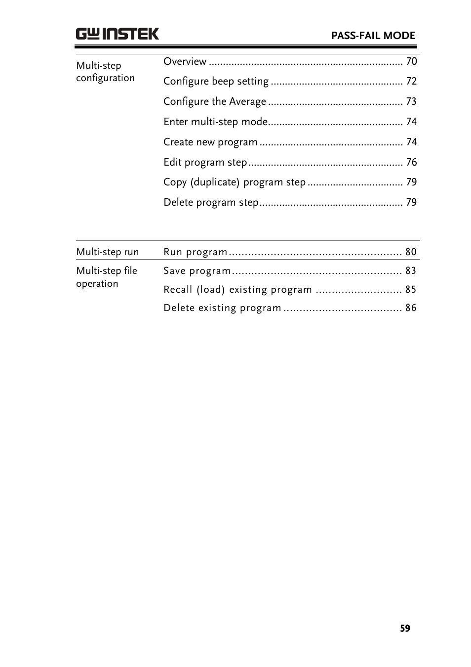 GW Instek LCR-8101 (Replaced by LCR-8101G) User Manual | Page 59 / 139