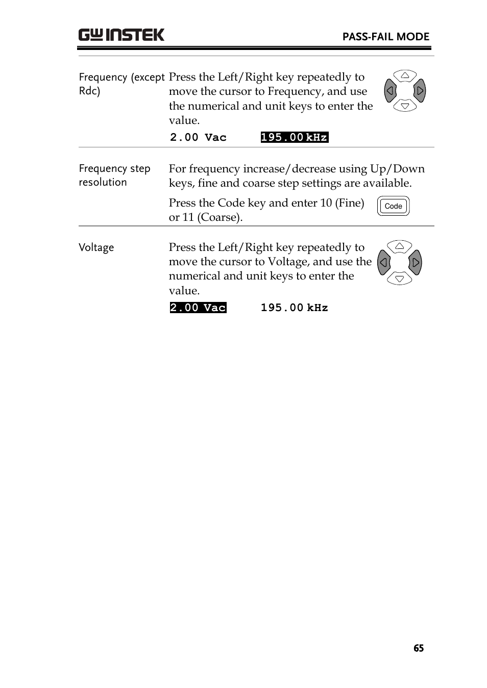 GW Instek LCR-8101 (Replaced by LCR-8101G) User Manual | Page 65 / 139