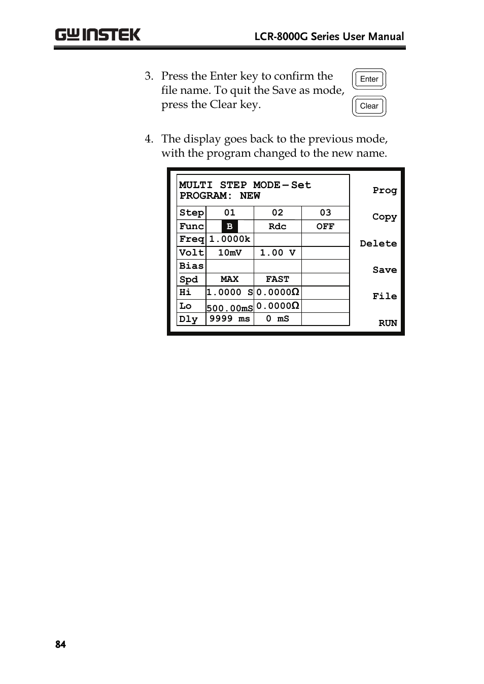 GW Instek LCR-8101 (Replaced by LCR-8101G) User Manual | Page 84 / 139