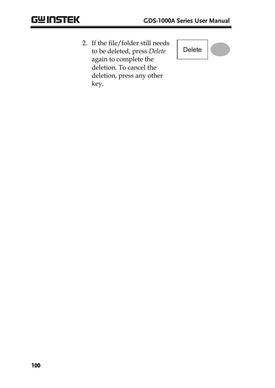 GW Instek GDS-1000A Series User Manual User Manual | Page 100 / 135