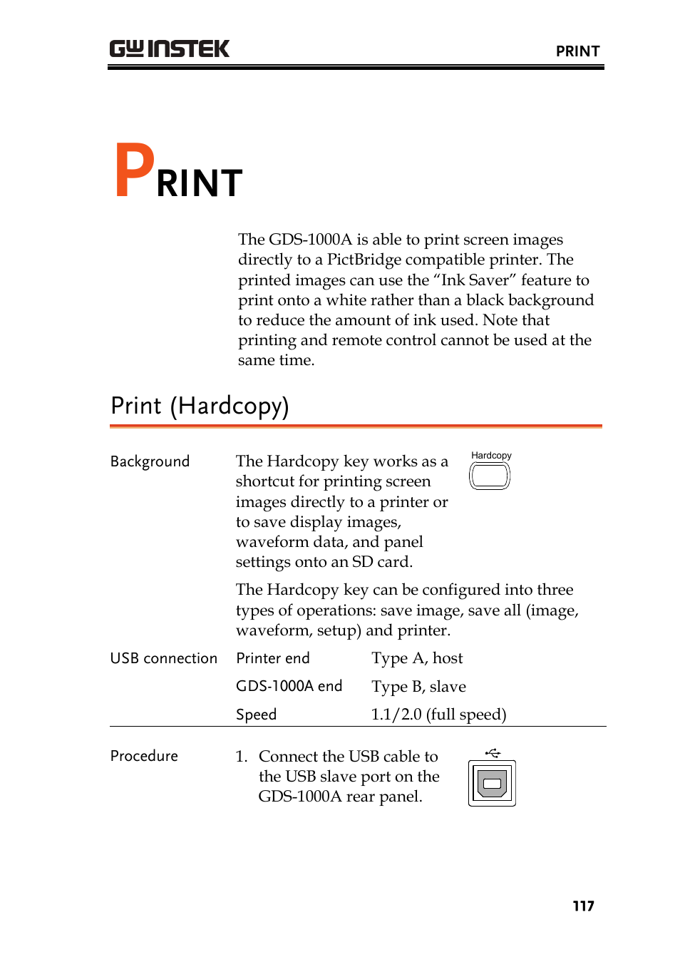 Rint, Print (hardcopy) | GW Instek GDS-1000A Series User Manual User Manual | Page 117 / 135