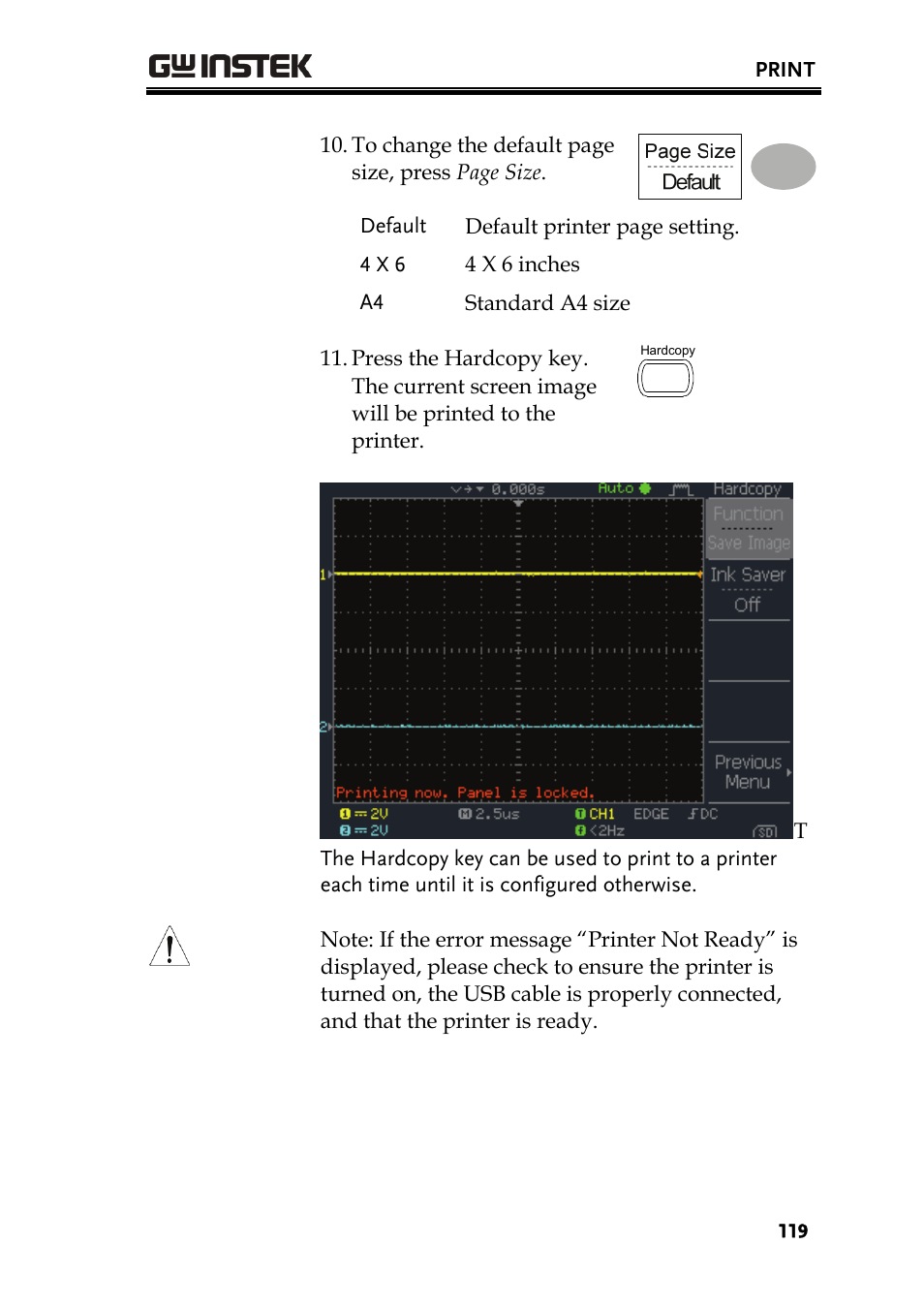 GW Instek GDS-1000A Series User Manual User Manual | Page 119 / 135