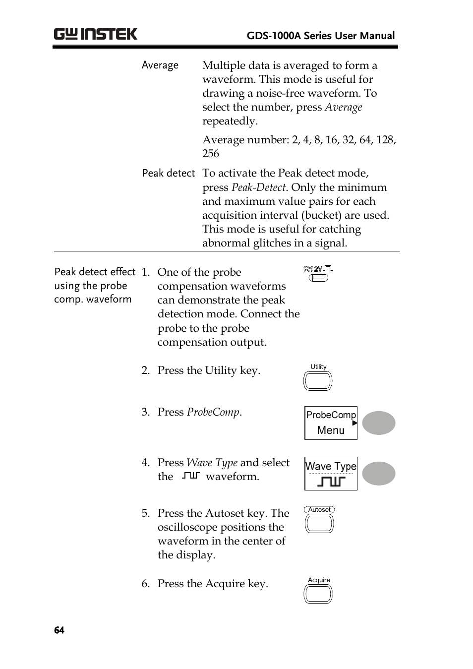 GW Instek GDS-1000A Series User Manual User Manual | Page 64 / 135