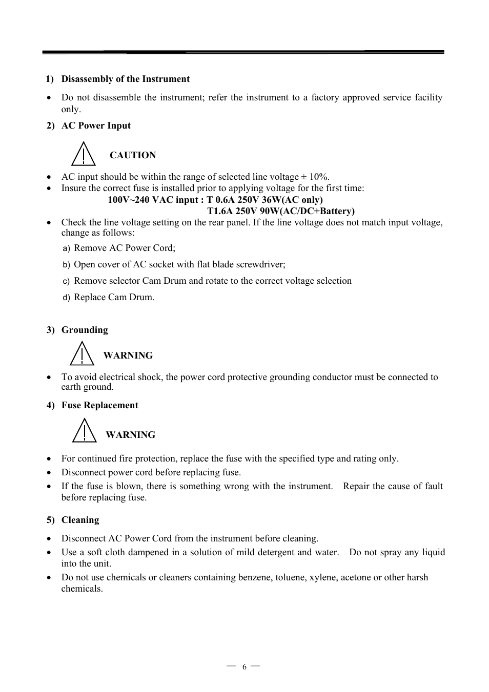 GW Instek GSP-827 User Manual User Manual | Page 7 / 97