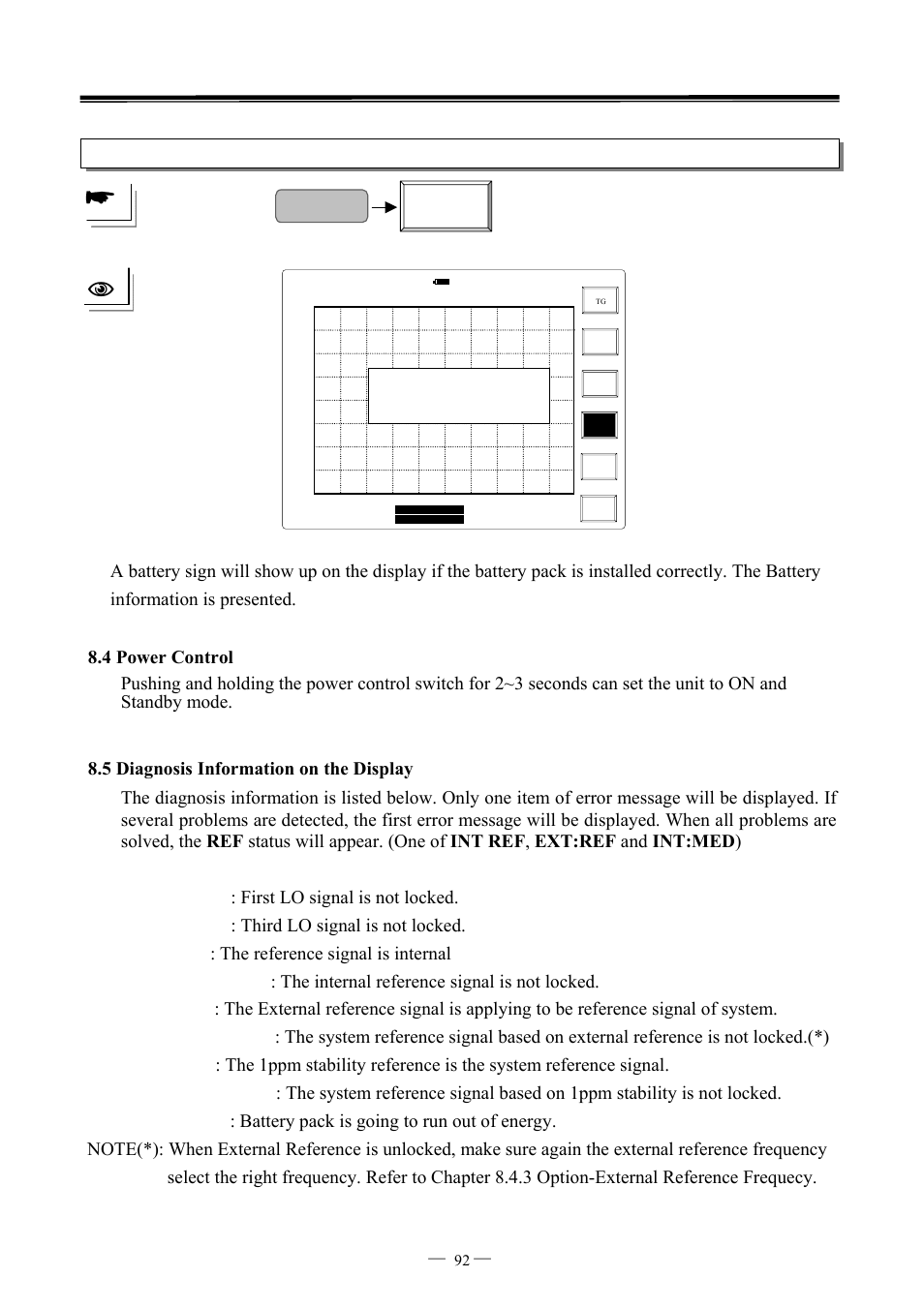 Option battery | GW Instek GSP-827 User Manual User Manual | Page 93 / 97