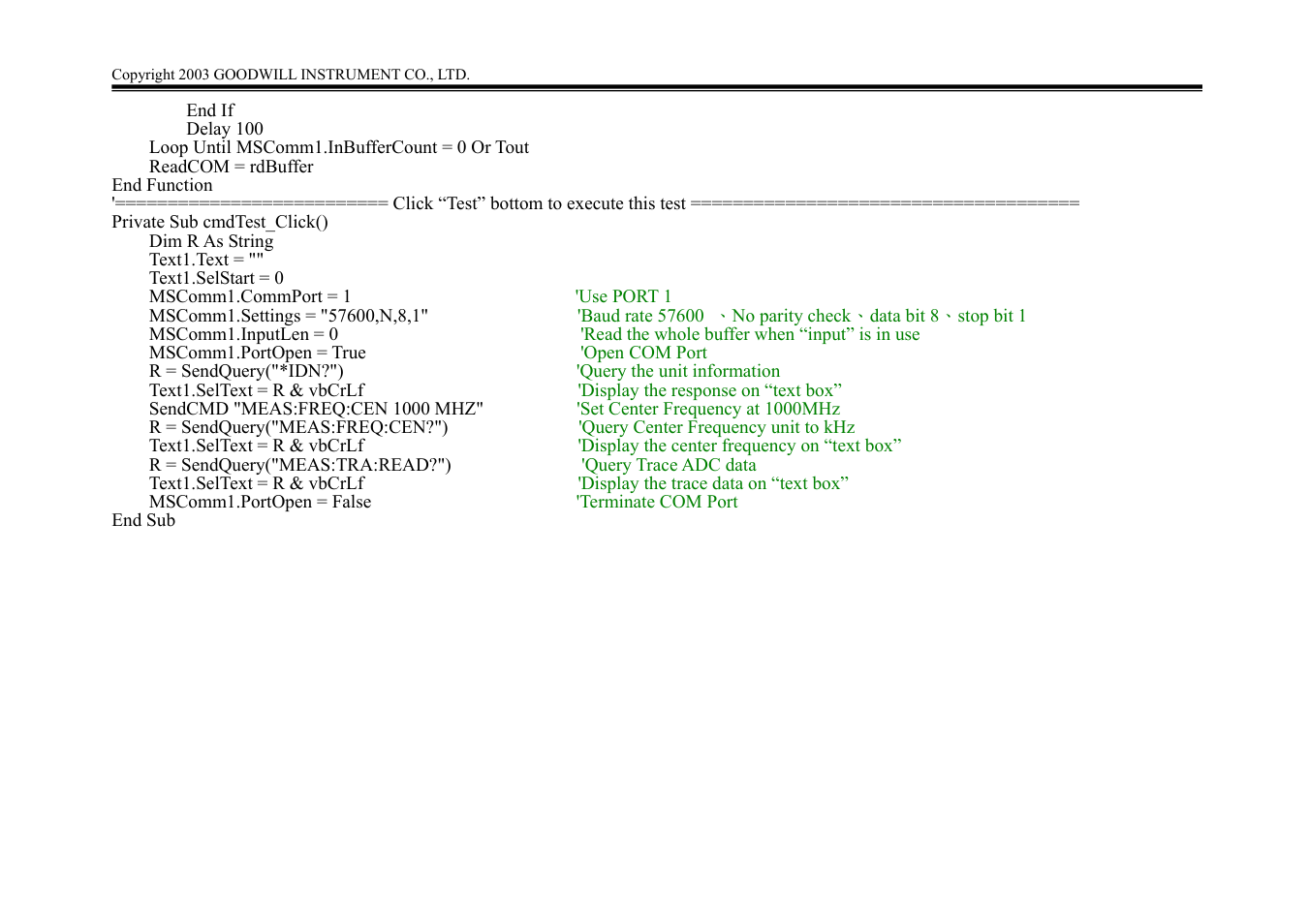 GW Instek GSP-827 Programming Manual User Manual | Page 18 / 18