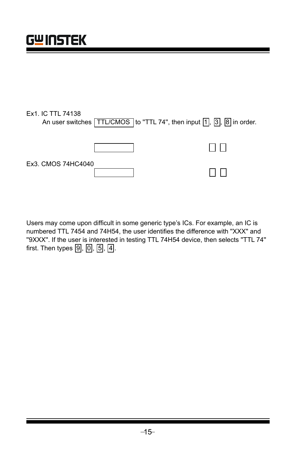 Key code description, Gut-6000a user manual | GW Instek GUT-6000A User Manual | Page 15 / 34