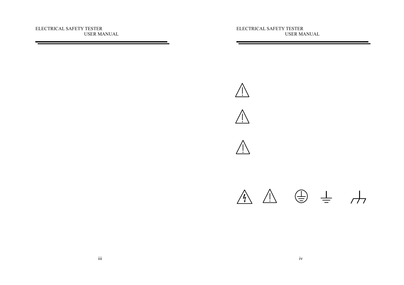 Safety terms and symbols | GW Instek GPI-700A Series User Manual User Manual | Page 3 / 24