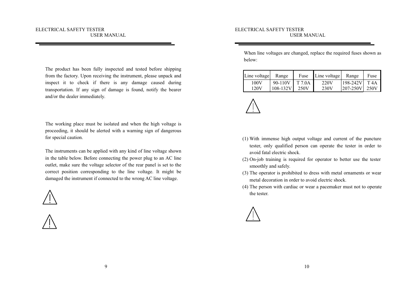 GW Instek GPI-700A Series User Manual User Manual | Page 9 / 24