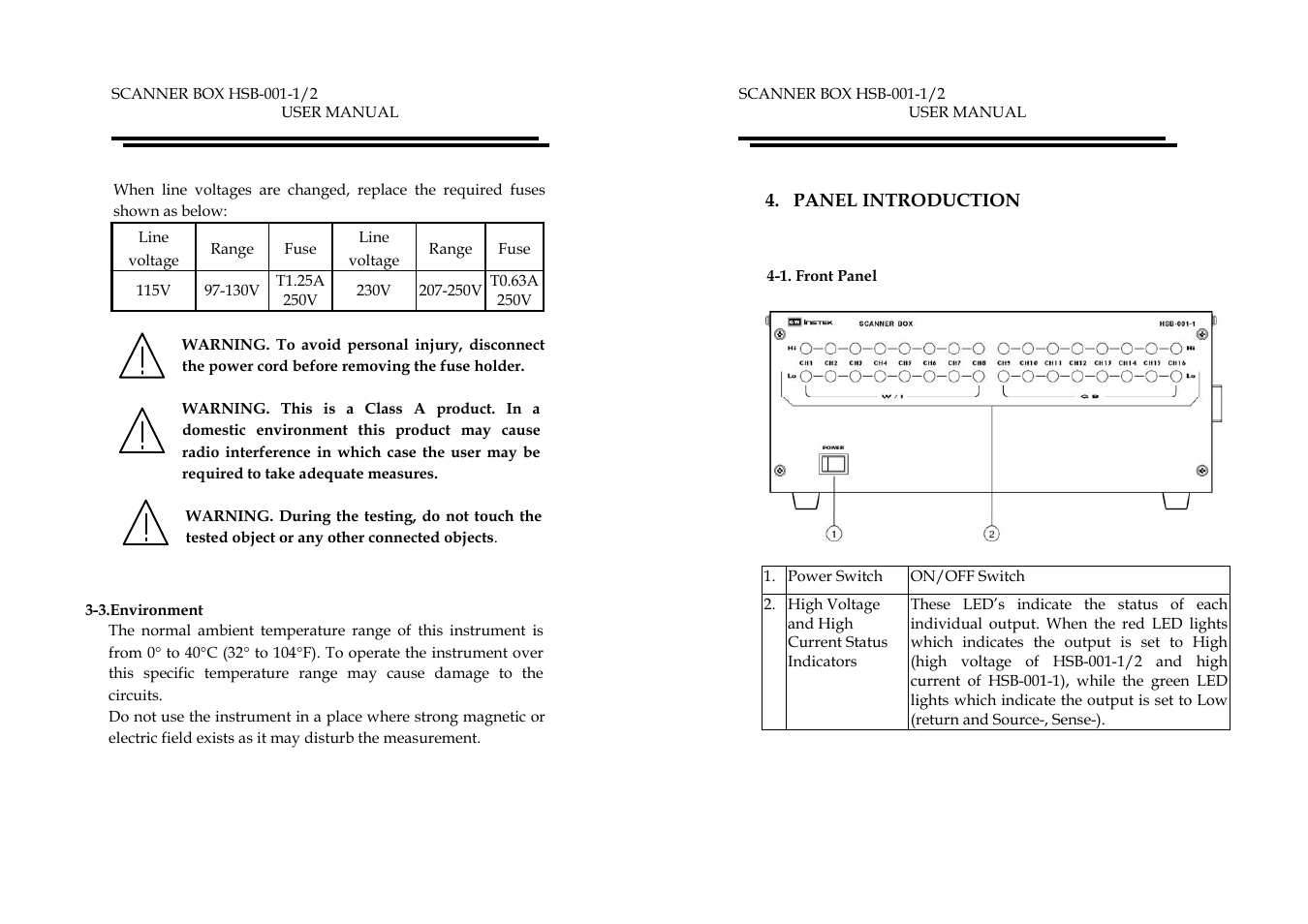 GW Instek GPI-700A Series HSB-001-01/-02 User manual User Manual | Page 5 / 9