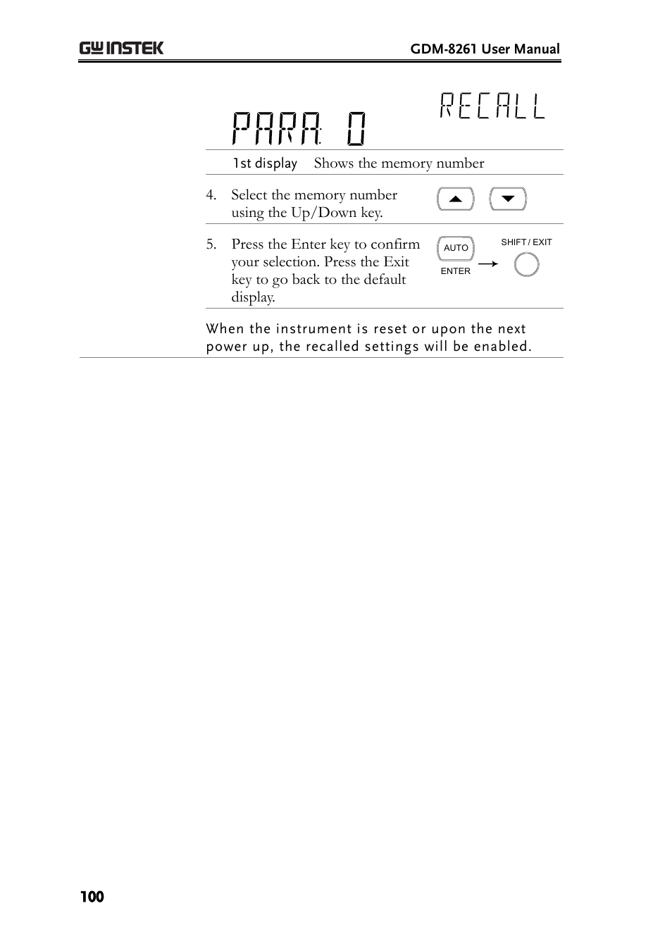 GW Instek GDM-8261 User Manual User Manual | Page 100 / 224