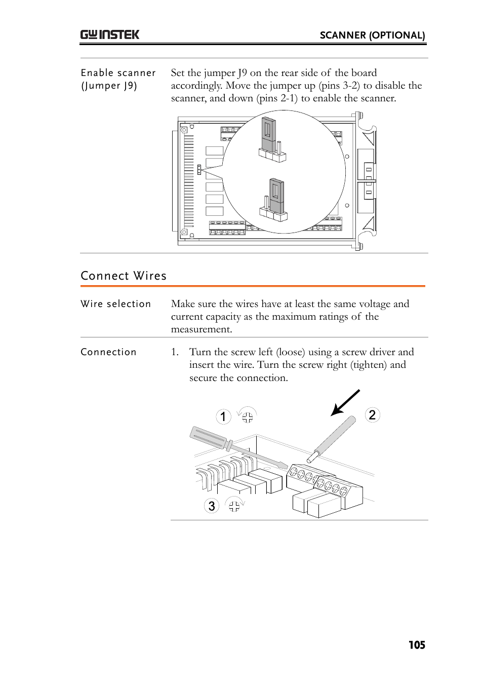 Connect wires | GW Instek GDM-8261 User Manual User Manual | Page 105 / 224