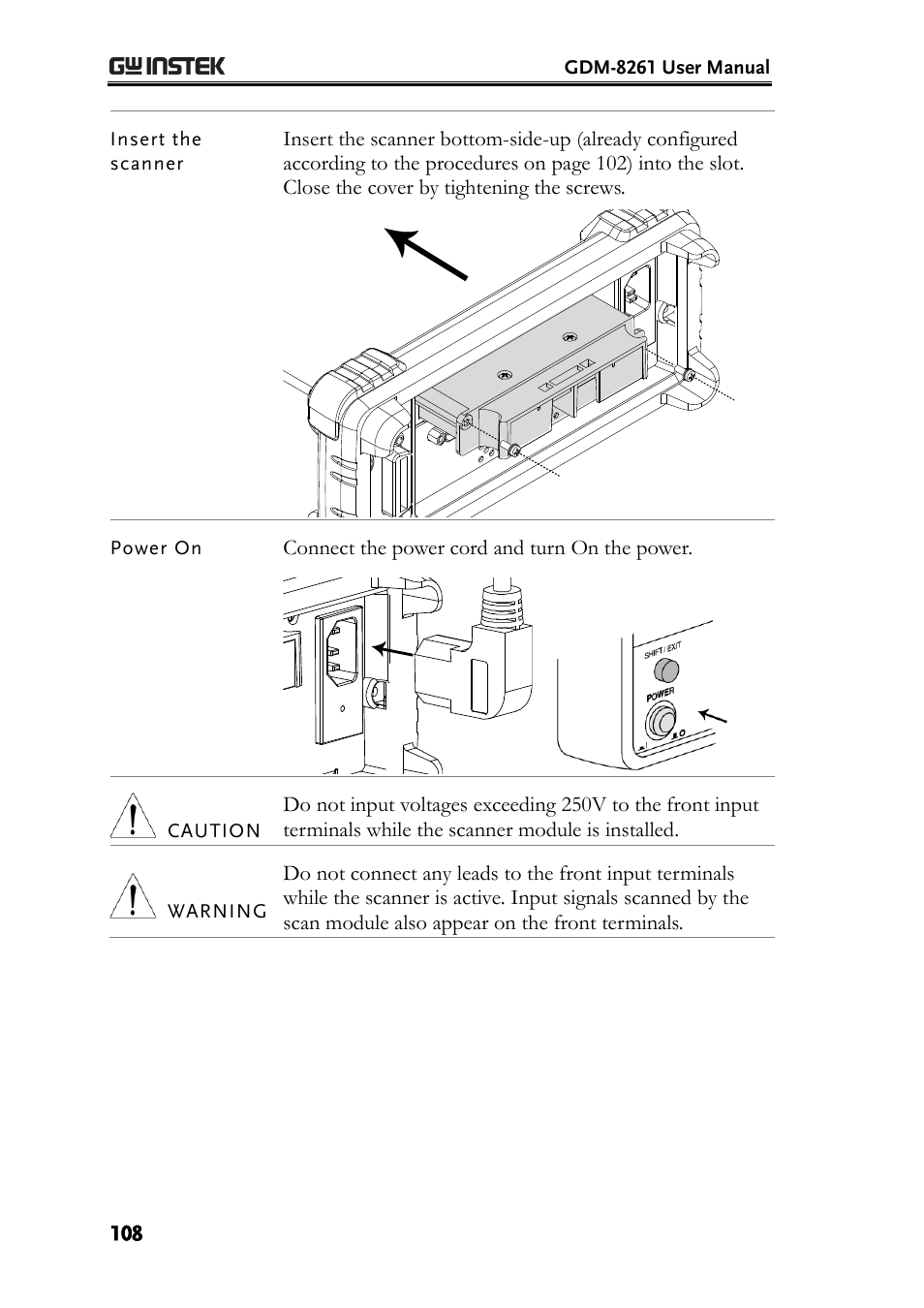 GW Instek GDM-8261 User Manual User Manual | Page 108 / 224