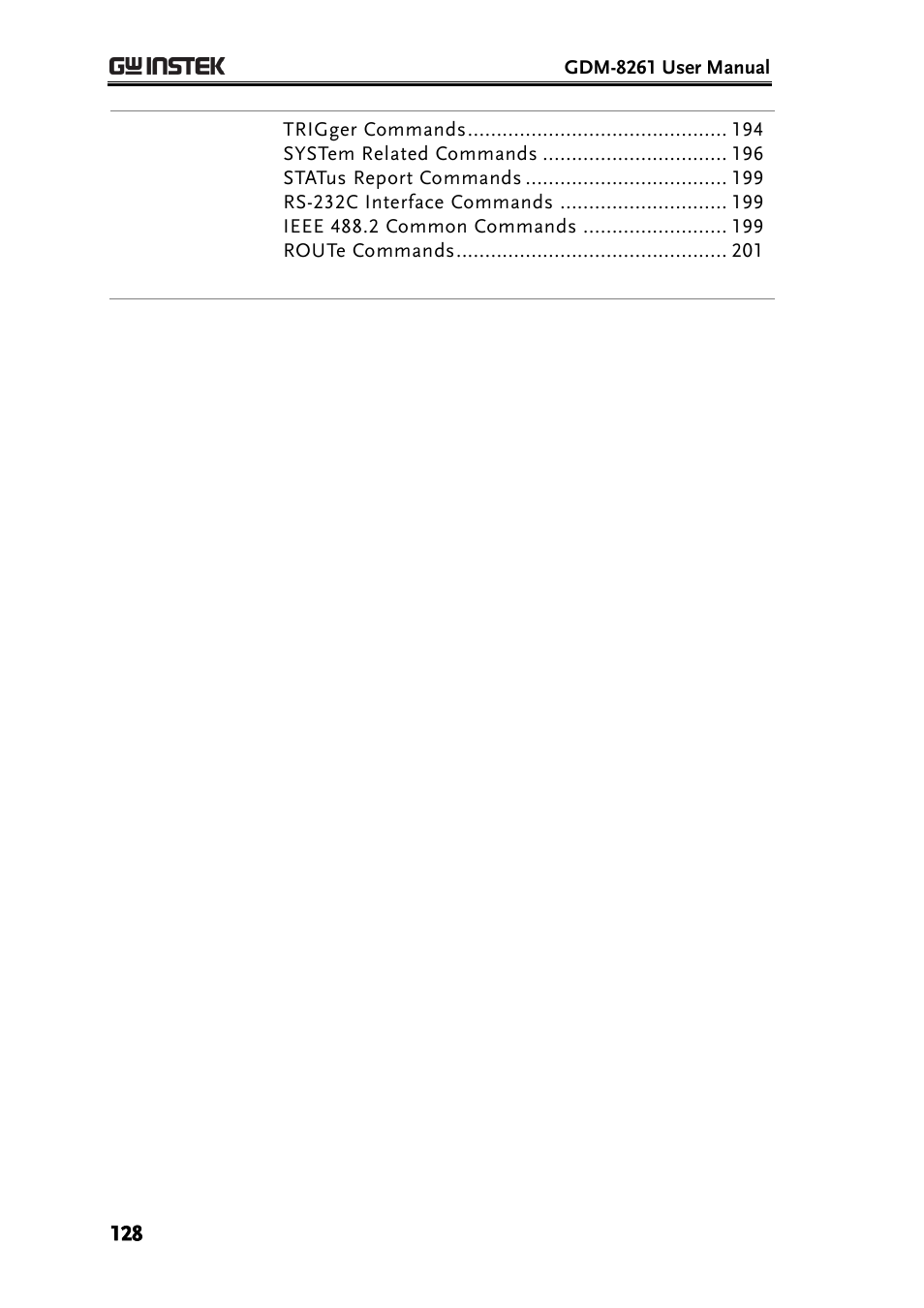 GW Instek GDM-8261 User Manual User Manual | Page 128 / 224