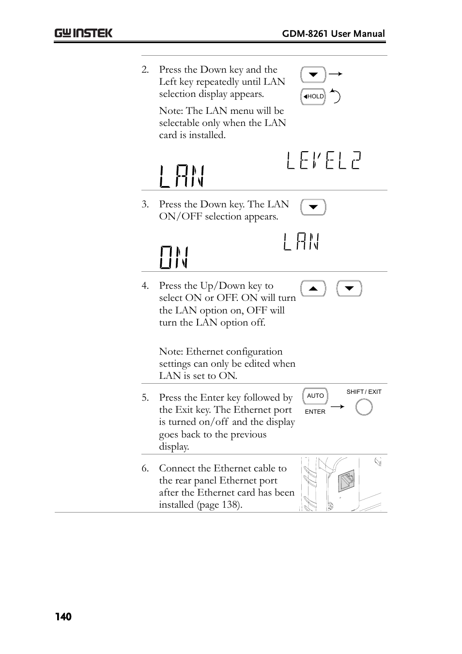GW Instek GDM-8261 User Manual User Manual | Page 140 / 224