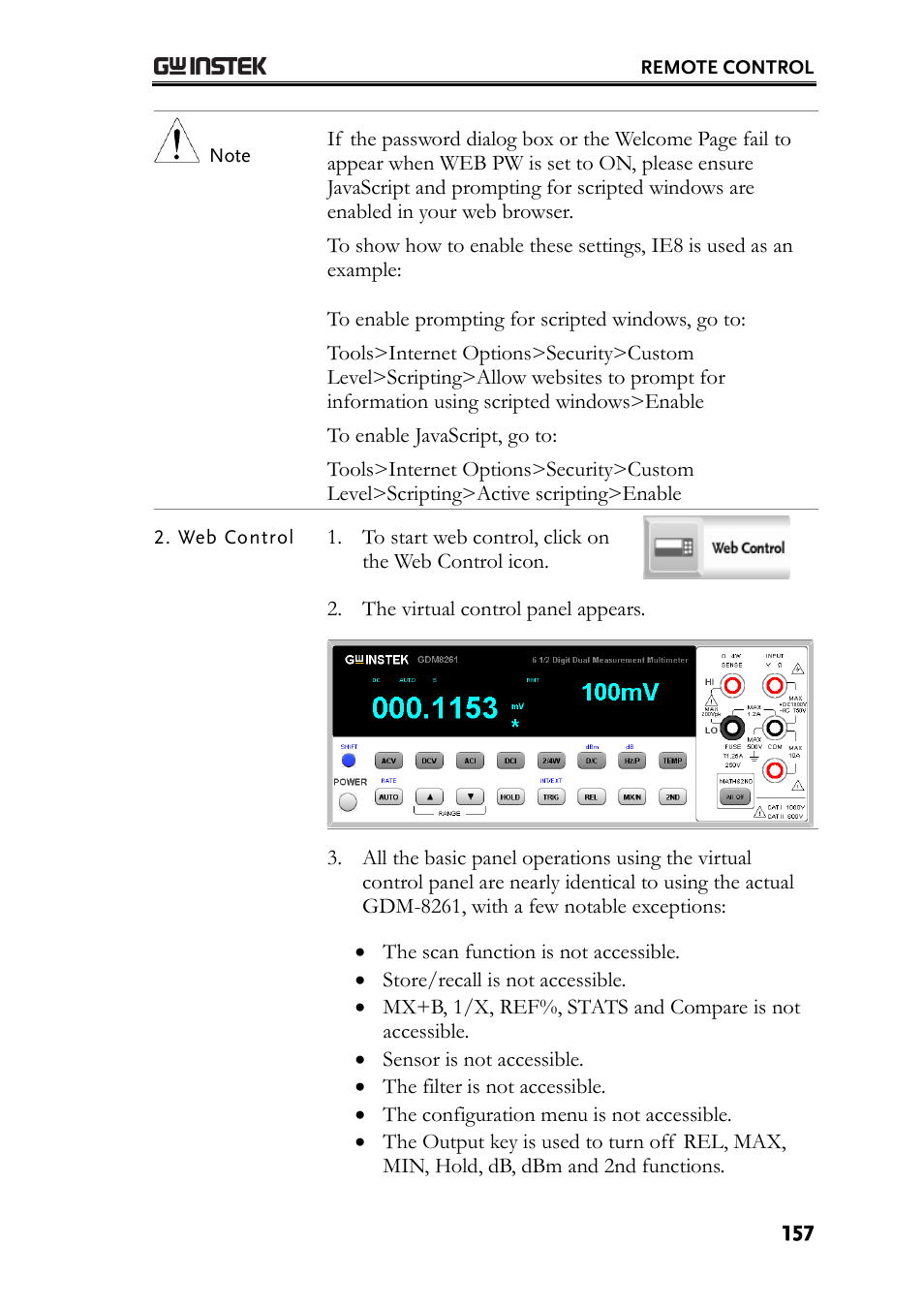 GW Instek GDM-8261 User Manual User Manual | Page 157 / 224