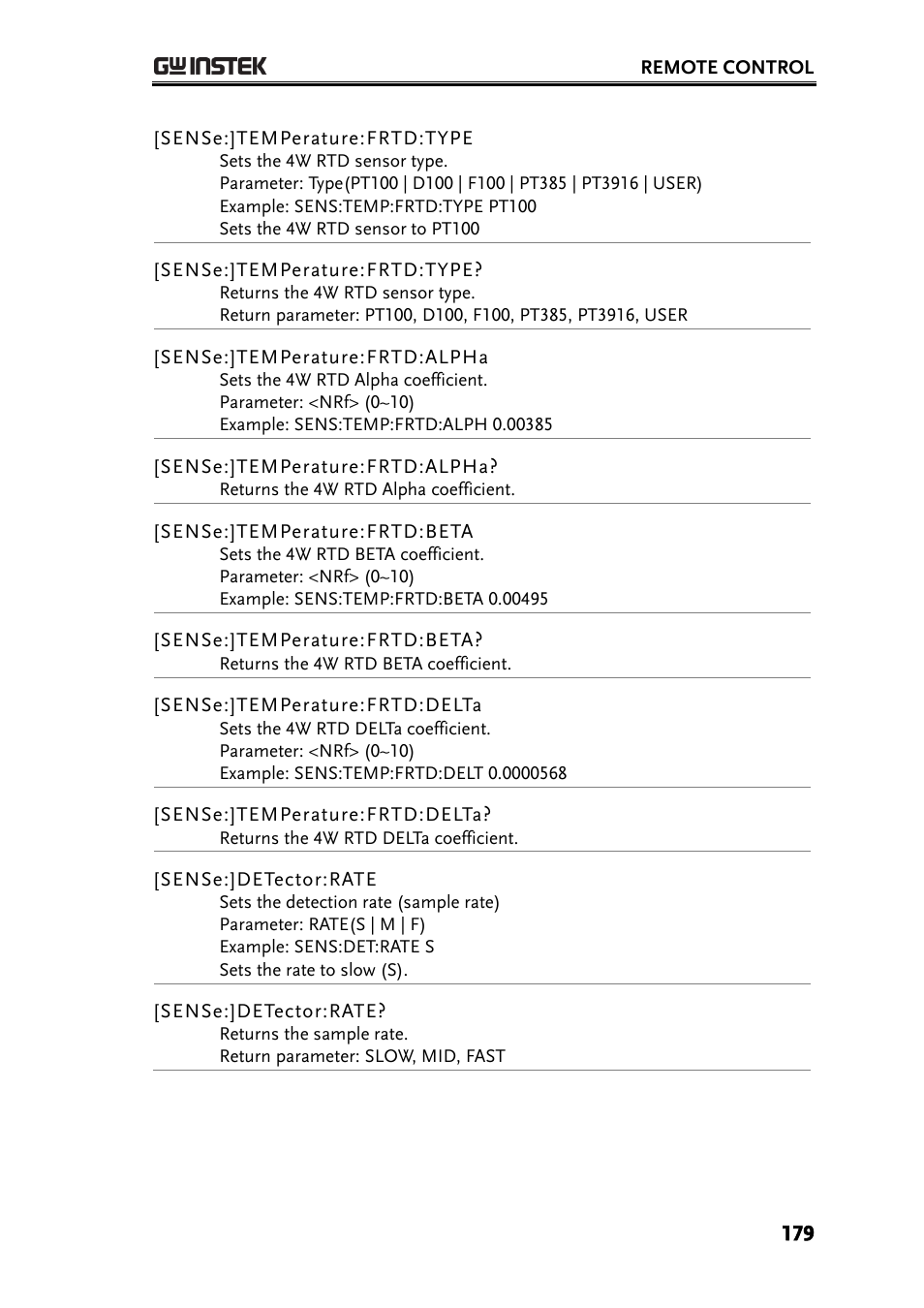 GW Instek GDM-8261 User Manual User Manual | Page 179 / 224