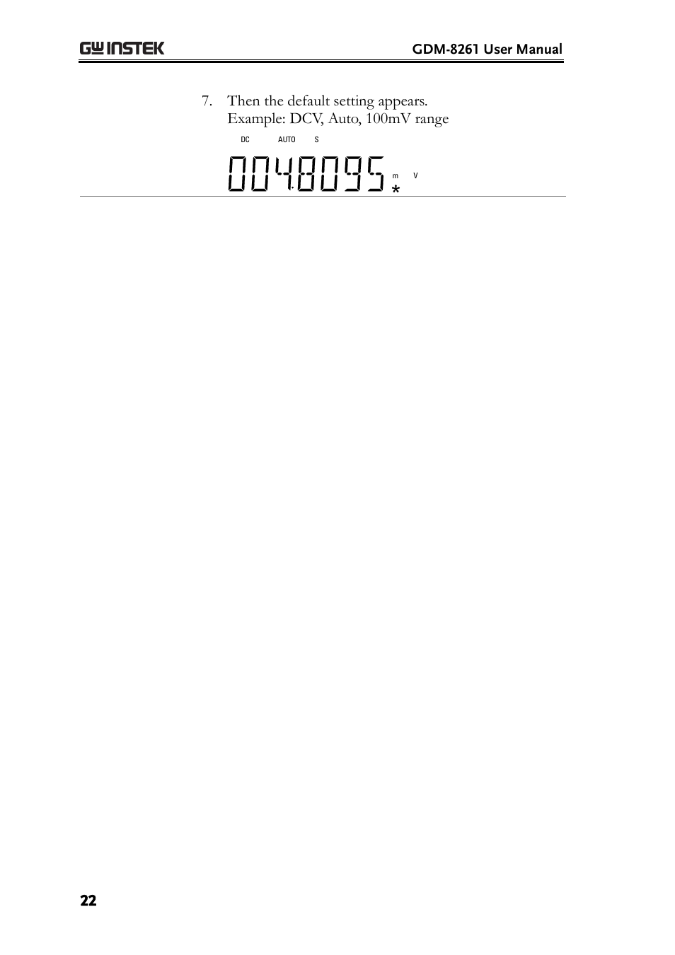 GW Instek GDM-8261 User Manual User Manual | Page 22 / 224