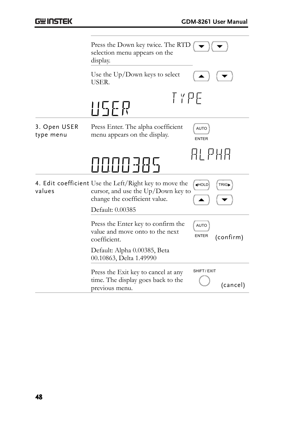 GW Instek GDM-8261 User Manual User Manual | Page 48 / 224