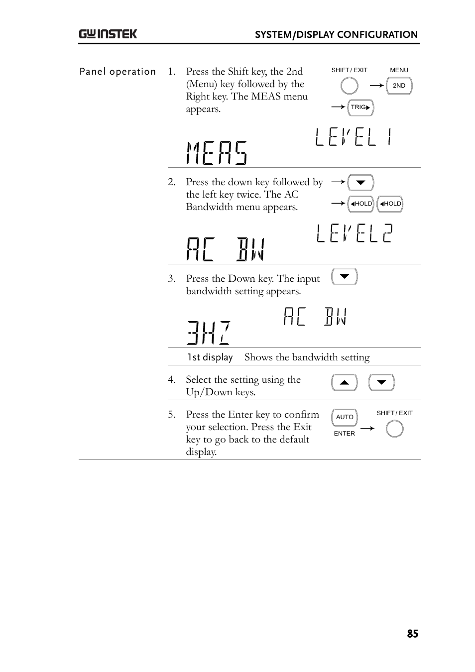 GW Instek GDM-8261 User Manual User Manual | Page 85 / 224