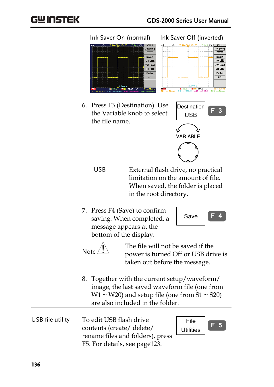 GW Instek GDS-2000 series Uer manual User Manual | Page 136 / 174