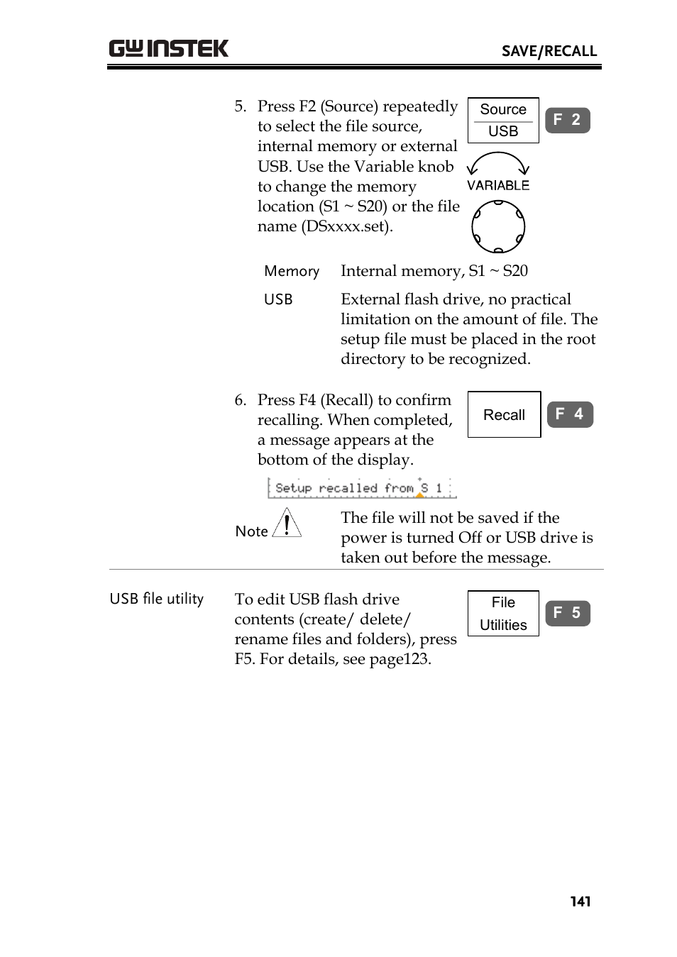 GW Instek GDS-2000 series Uer manual User Manual | Page 141 / 174