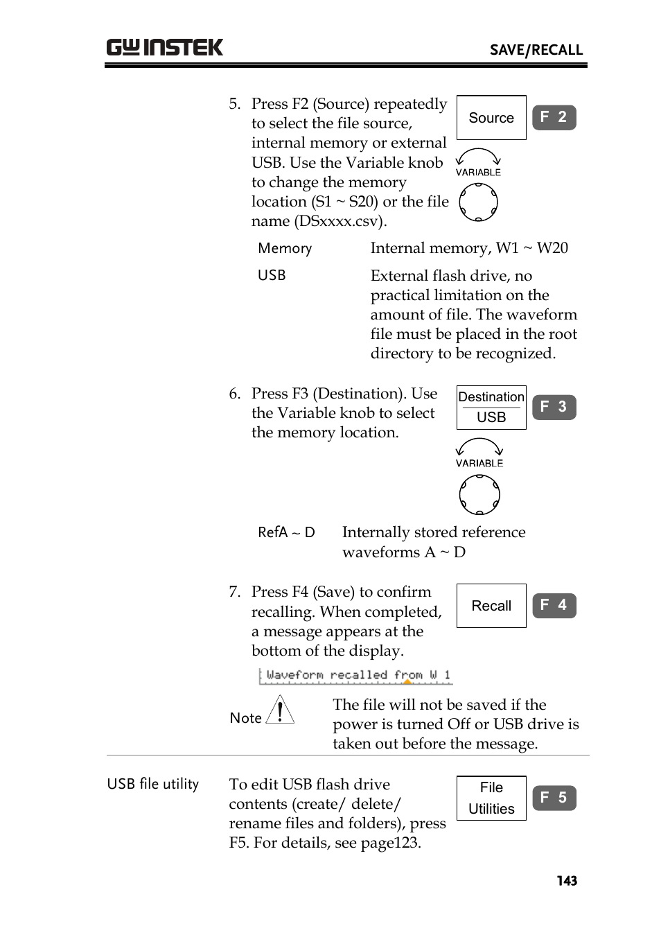 GW Instek GDS-2000 series Uer manual User Manual | Page 143 / 174