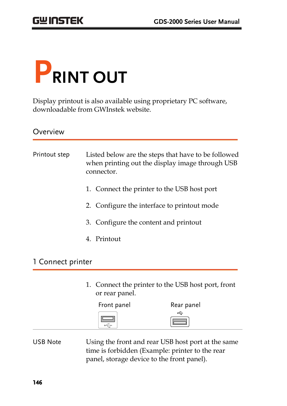 Rint out | GW Instek GDS-2000 series Uer manual User Manual | Page 146 / 174