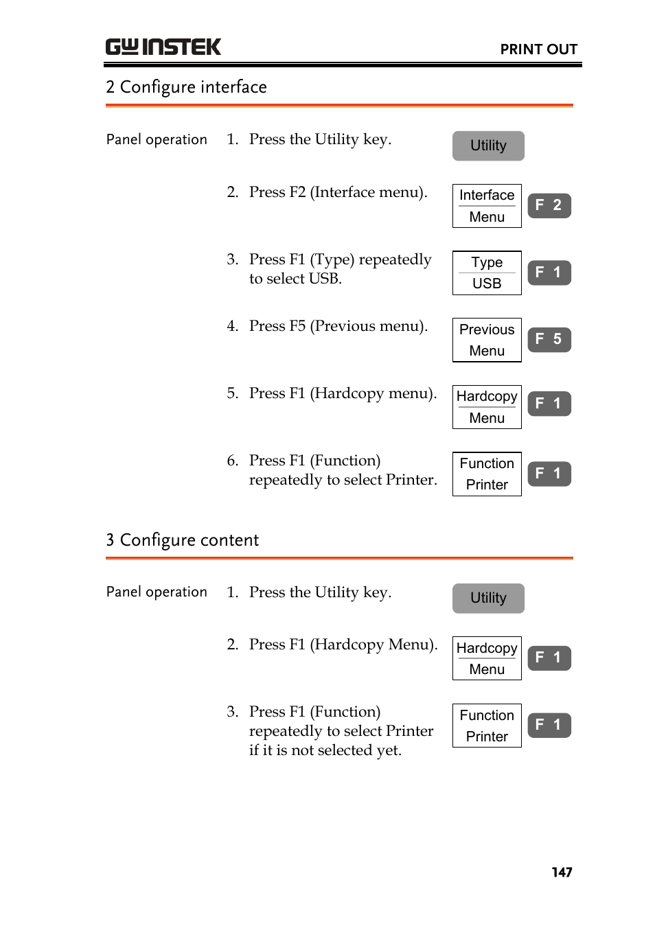 2 configure interface, 3 configure content | GW Instek GDS-2000 series Uer manual User Manual | Page 147 / 174