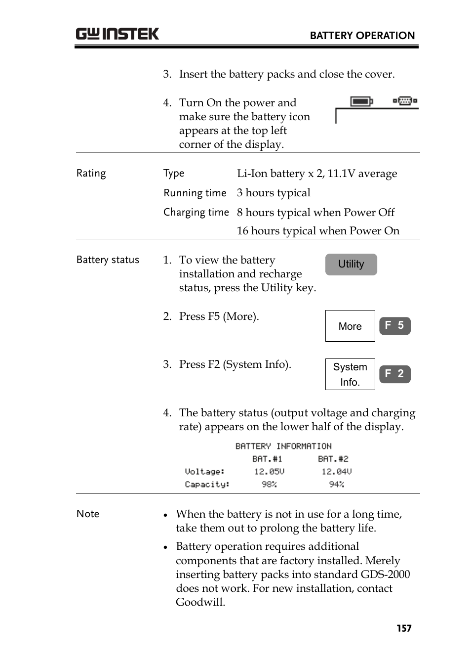GW Instek GDS-2000 series Uer manual User Manual | Page 157 / 174