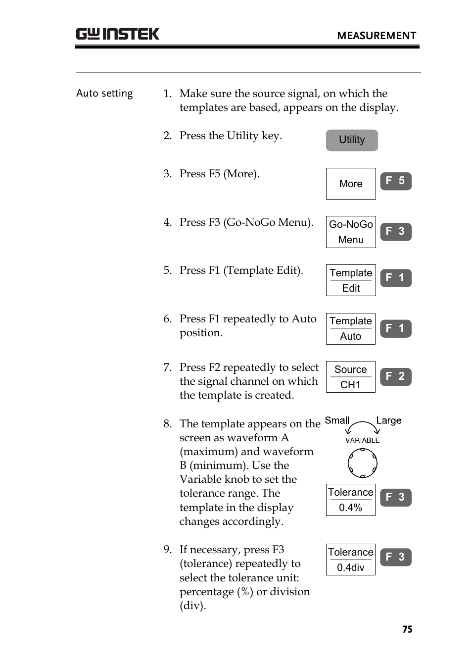 GW Instek GDS-2000 series Uer manual User Manual | Page 75 / 174