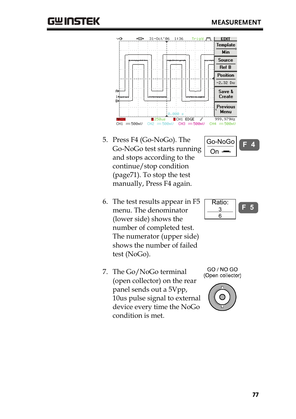 GW Instek GDS-2000 series Uer manual User Manual | Page 77 / 174