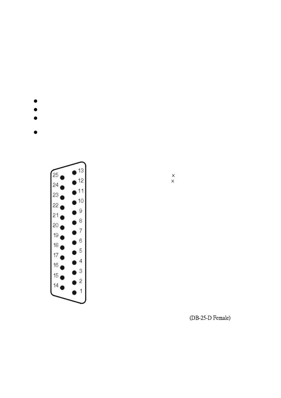 Appendix 2: rs-232 wiring configuration | GW Instek SFG-830 User Manual User Manual | Page 46 / 48