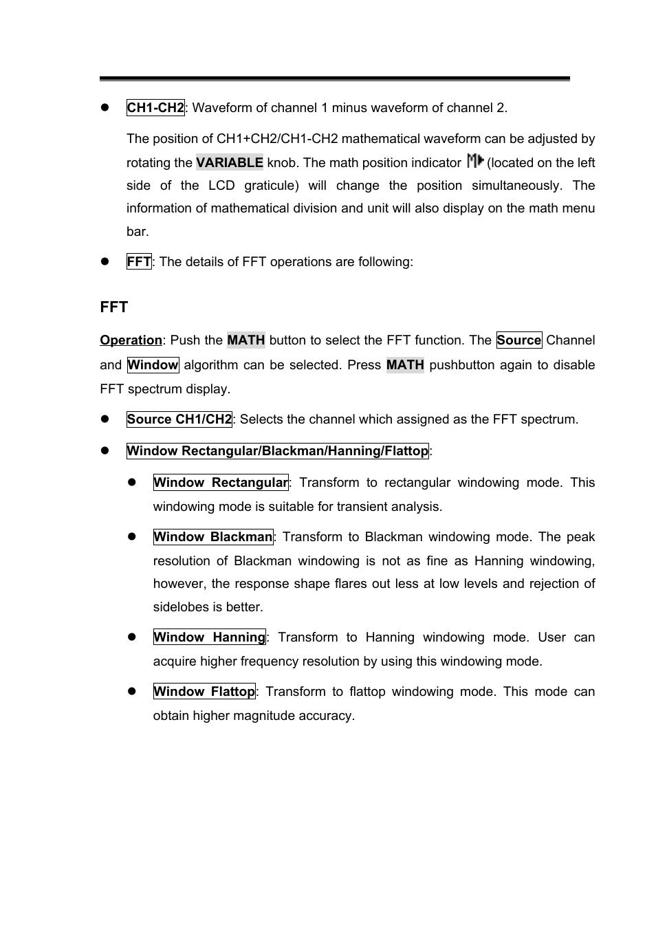 GW Instek GDS-800 Series User Manual User Manual | Page 19 / 83