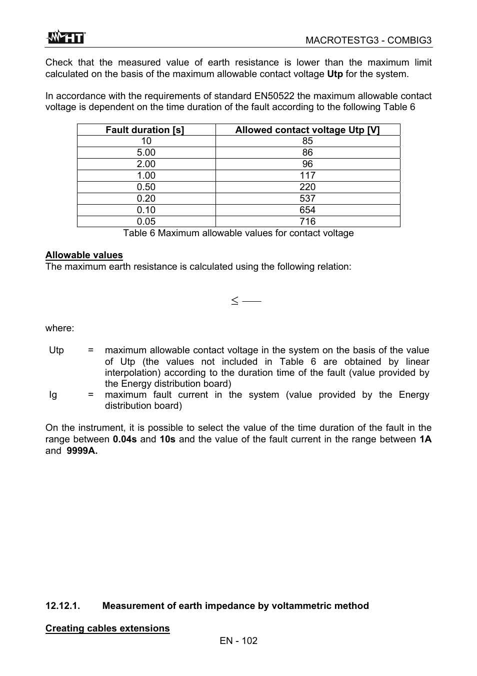 Iu r | HT instruments MACROTEST G3 User Manual | Page 103 / 108