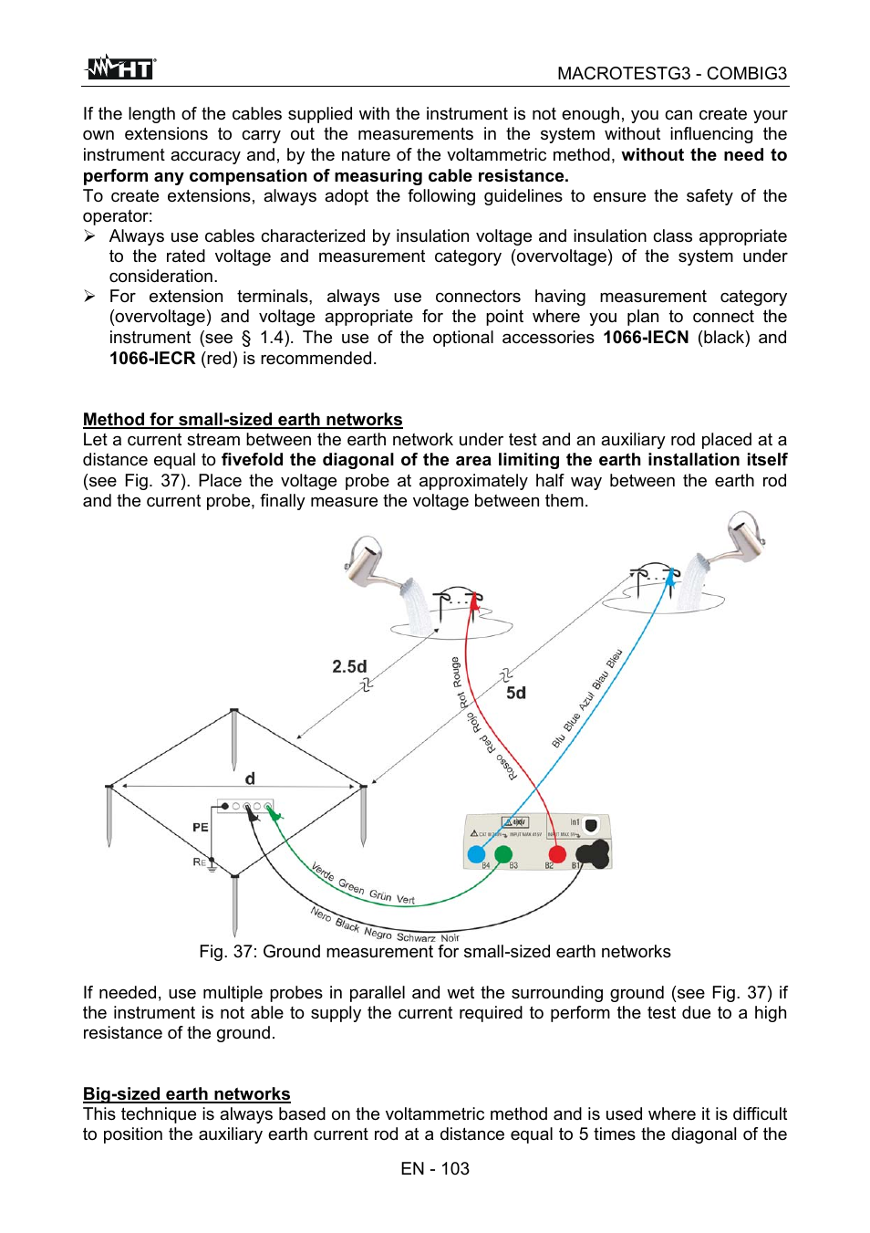 HT instruments MACROTEST G3 User Manual | Page 104 / 108